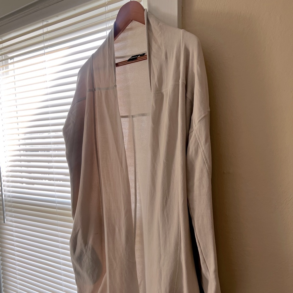 Mono B Beige shrug! Love this! Also has pockets (see video)